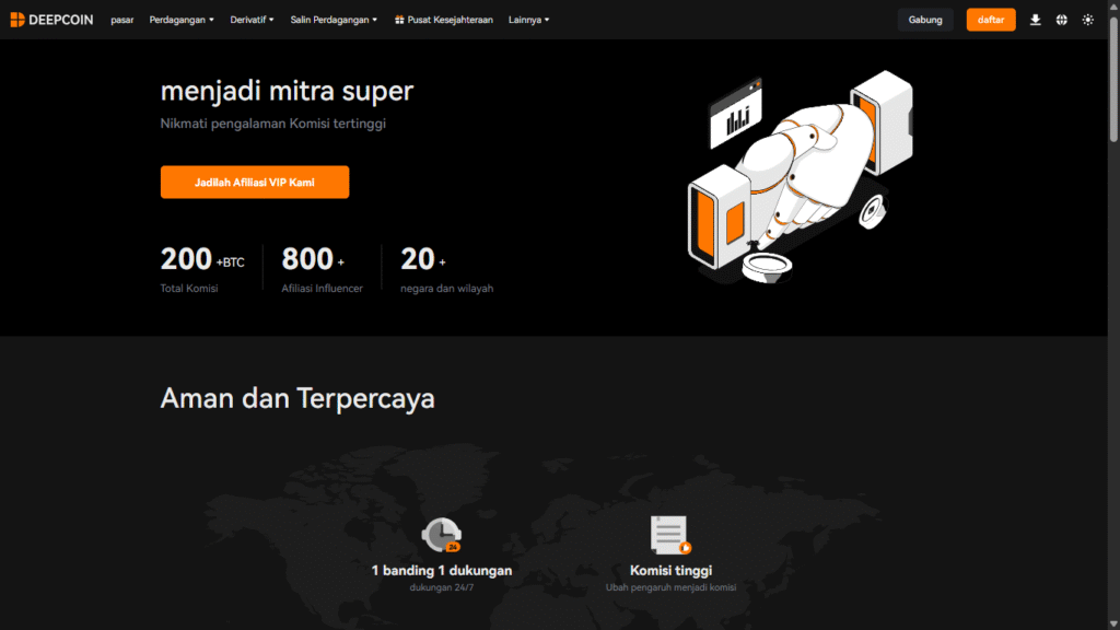 Kode Undangan Deepcoin – Bonus $100 & Diskon 15%