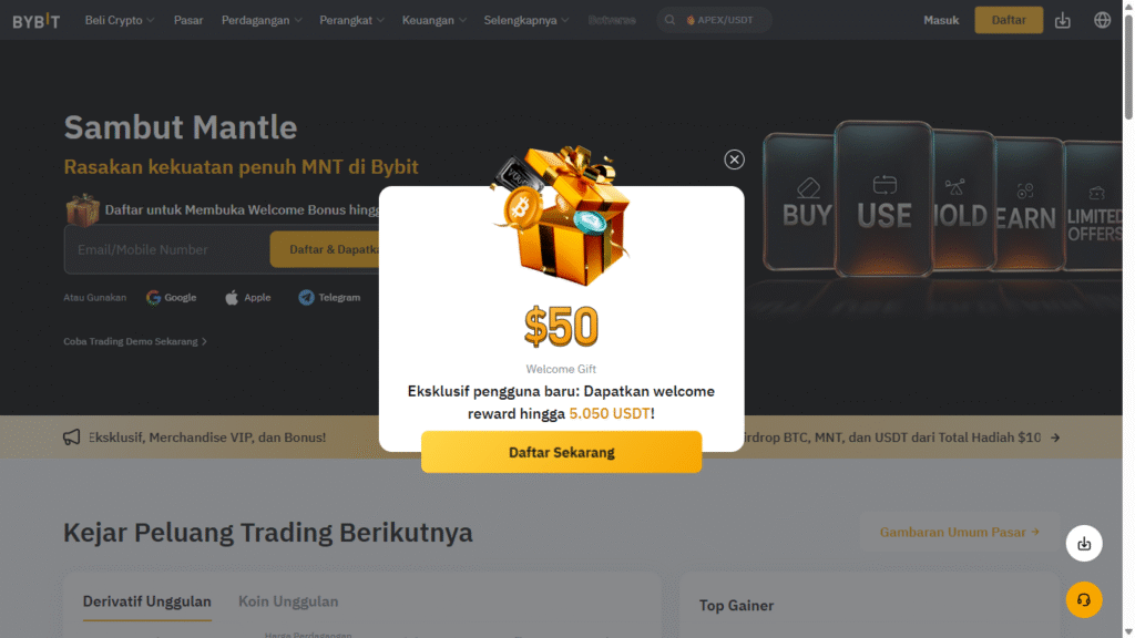 Kode Referal Bybit – Aktivasi €5100 Bonus dan Potongan 20% Biaya Trading