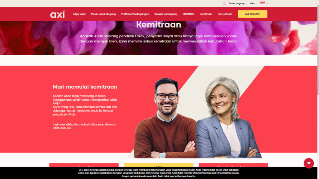 Kode Mitra Axi [36981] – Dapatkan Bonus €100 + 30% Diskon