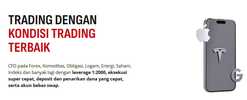 Trading dengan kondisi trading terbaik