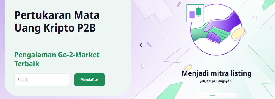 Bonus Sambutan P2B Exchange