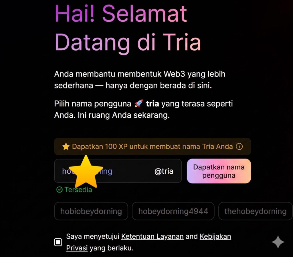 Kode Referral Tria App