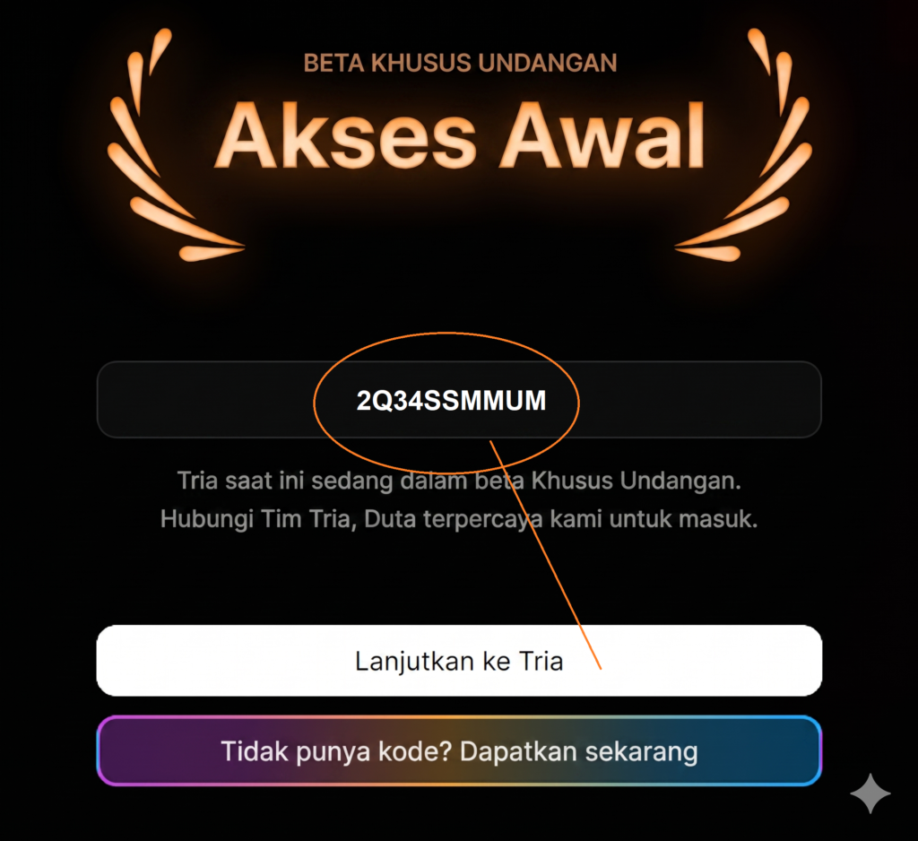 Kode Referral Tria App