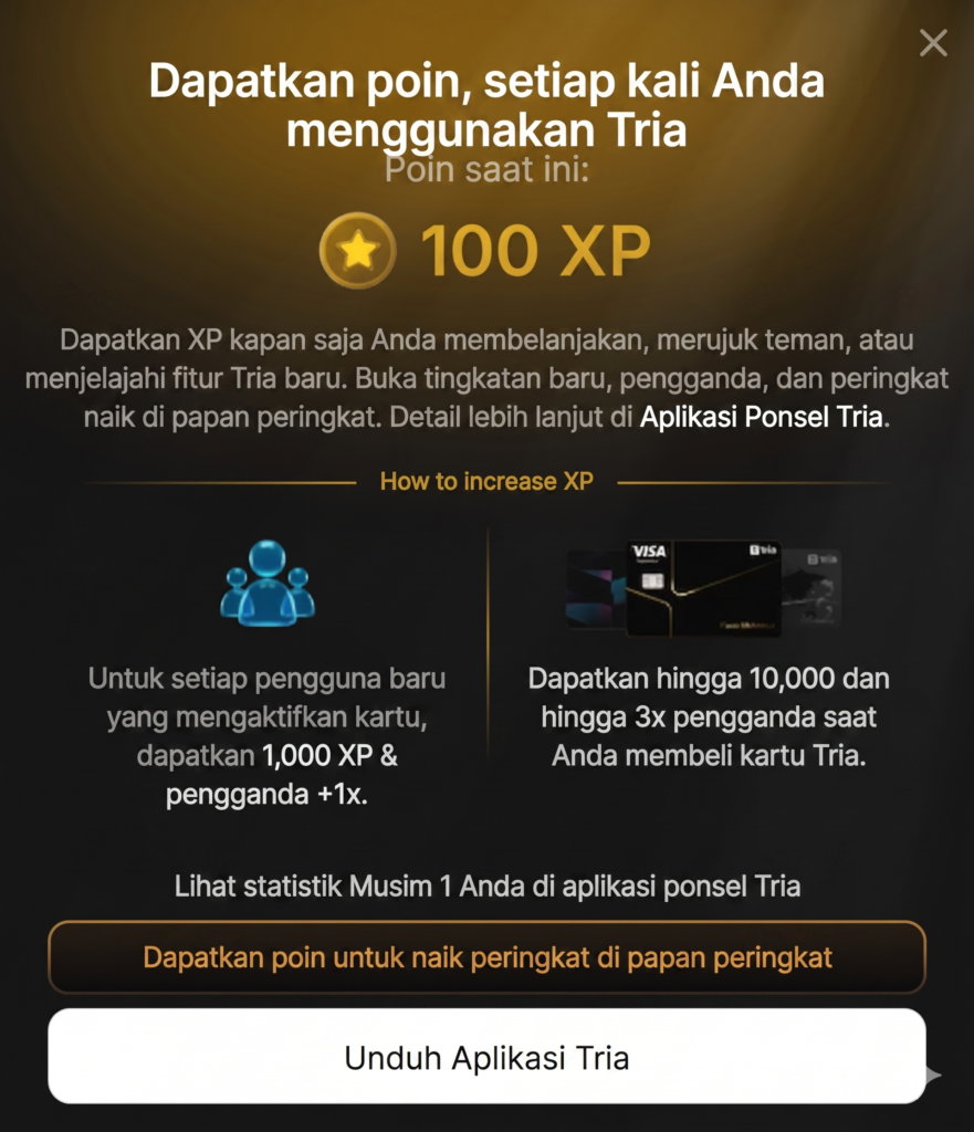 Kode Referral Tria App